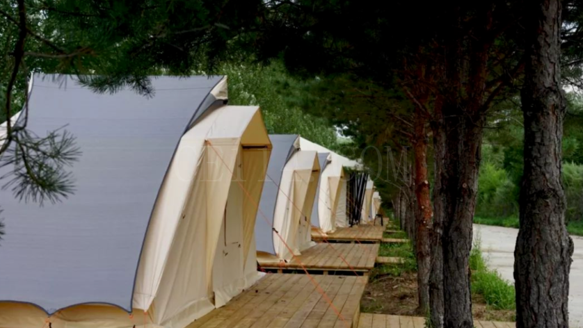 帐篷营地，不占土地指标的网红创意住宿！